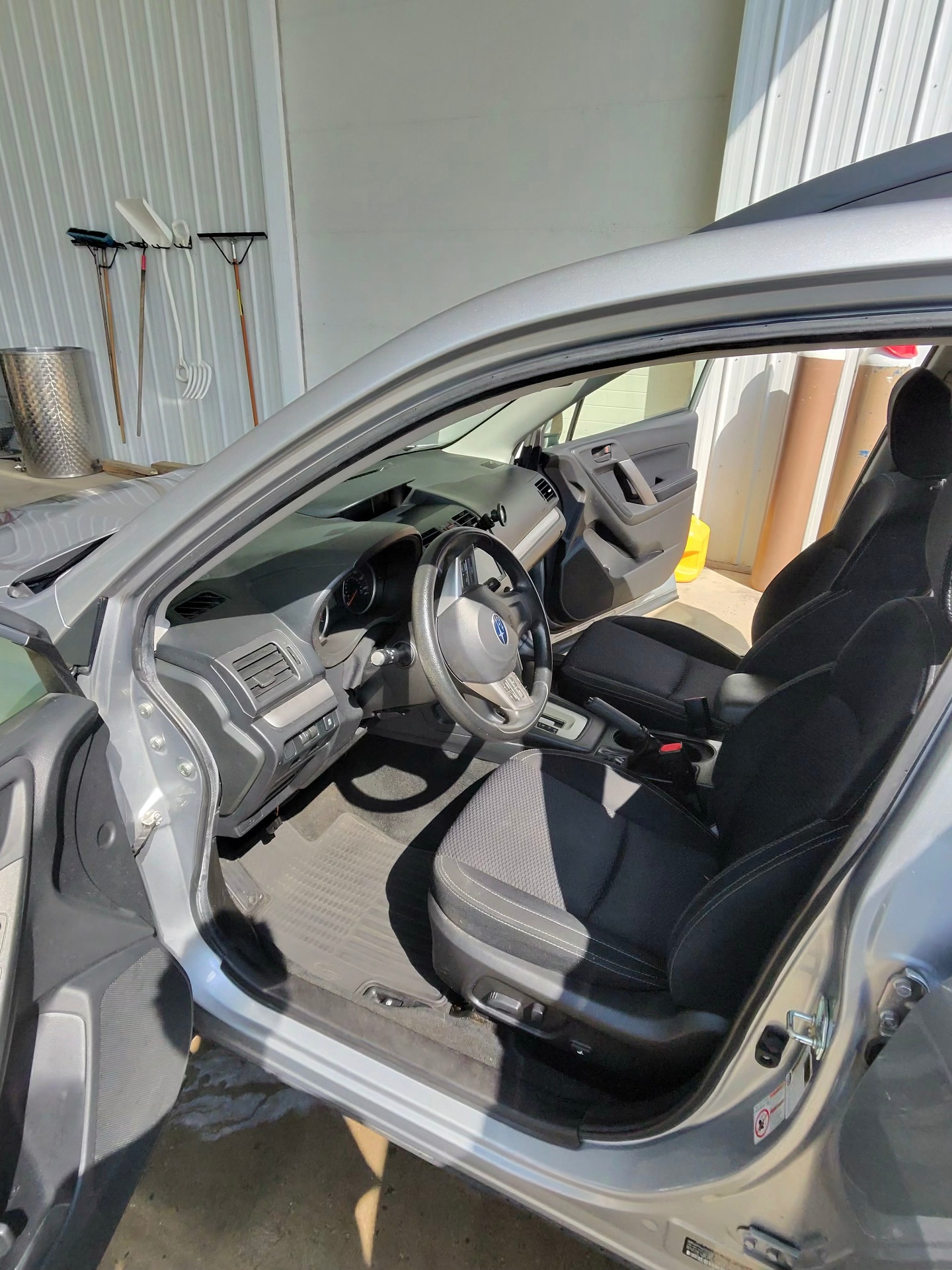 Subaru Forester interior detail — after