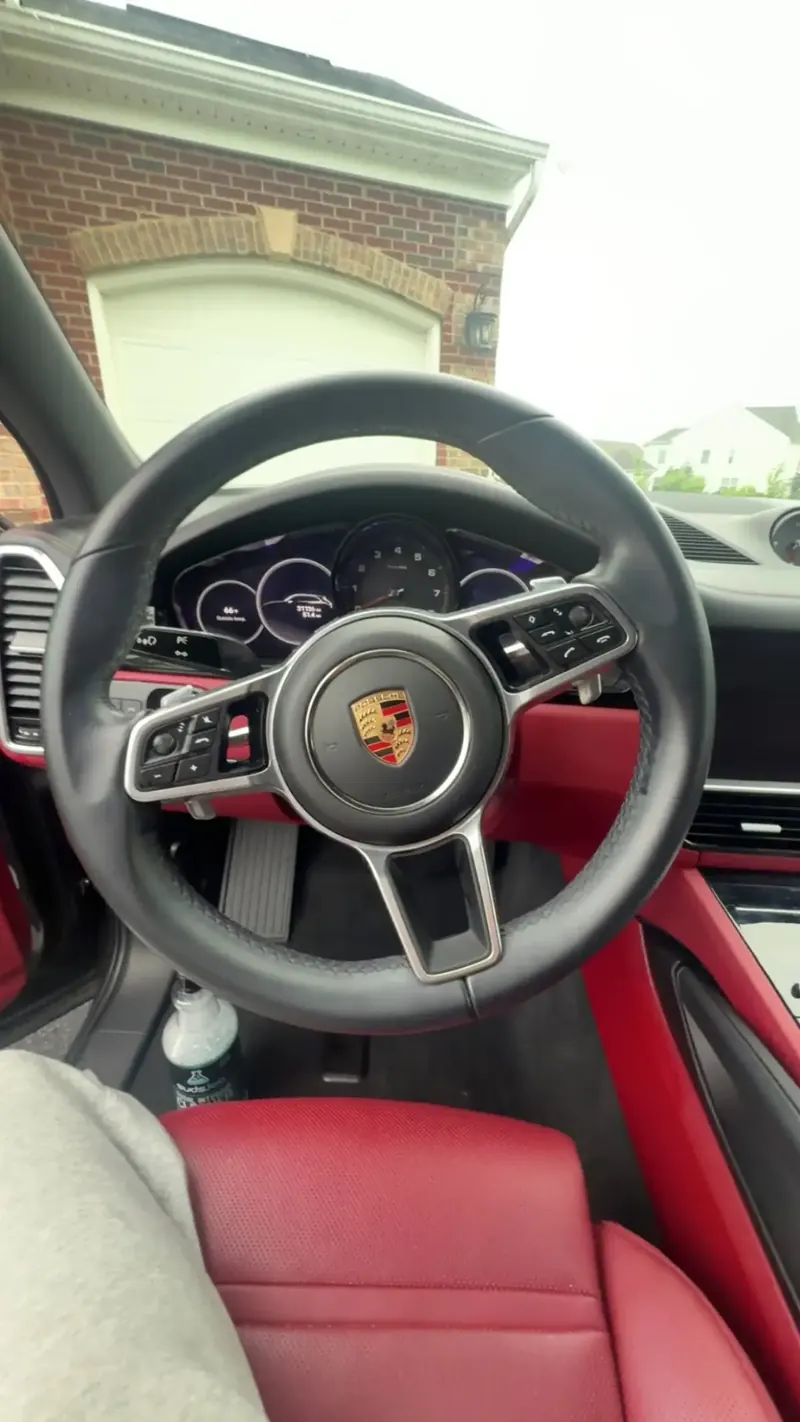 Detailed Porsche interior — Prime Mobile Detailing, Loudoun County VA